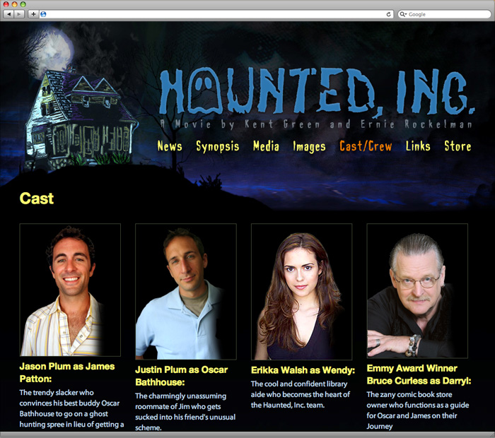Haunted, Inc. Cast and Crew Page